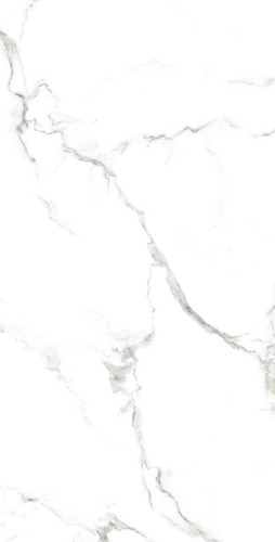 CARRARA WHITE Polished Glazed Vitrified Tiles SLIM TILES