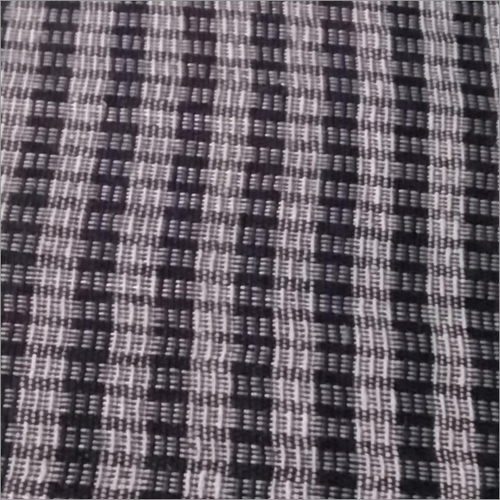 Black Small Check Lamination Fabric