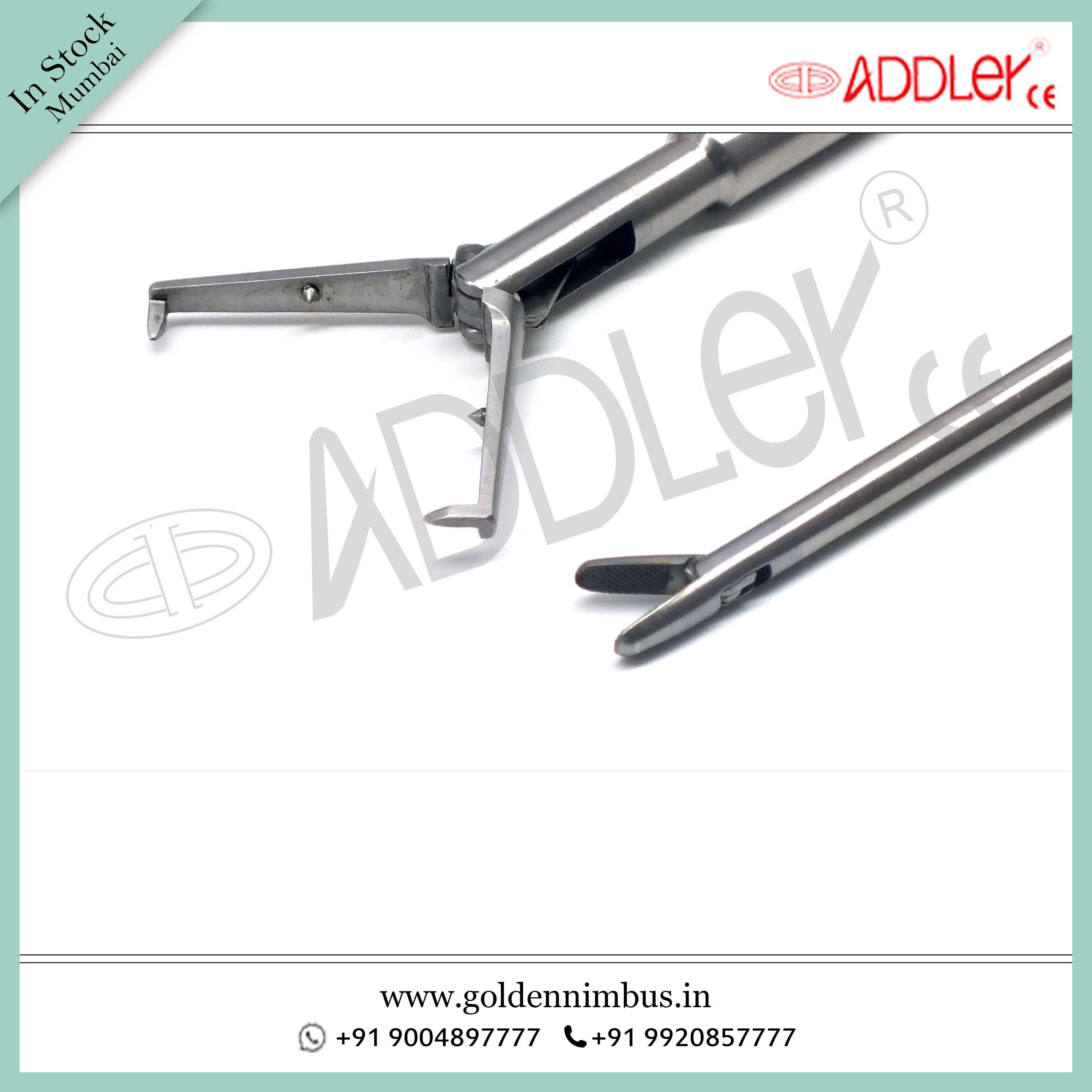 Brand New ADDLER Laparoscopic Needle Holder Straight and Tenaculum Jaw 5mm and 10mm