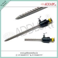 Brand New ADDLER Laparoscopic 5mm Spiral Magnet Trocar