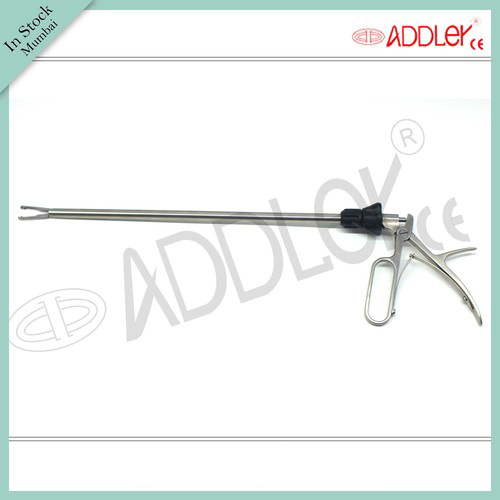 Brand New ADDLER Laparoscopic 10mm Hem-O-Lock Clip Applicator - Steel, 5x5x10 Inch, Semi-Automatic , Waterproof, Reusable with Warranty