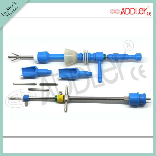 Brand New ADDLER Laparoscopic Mangeshikar and HOHL Uterine Manipulator Set of 2