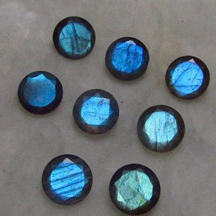 4mm Labradorite Faceted Round Loose Gemstones