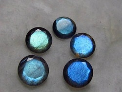 4mm Labradorite Faceted Round Loose Gemstones