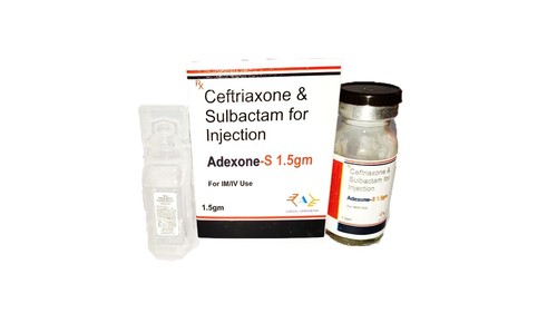 Ceftriaxone1000mg  And Sulbactam 500 Mg