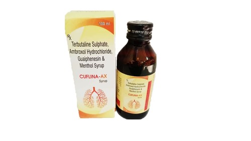 Terbutaline Sulphate Ambroxol Hydrochloride Guaiphenesin and Menthol Syrup