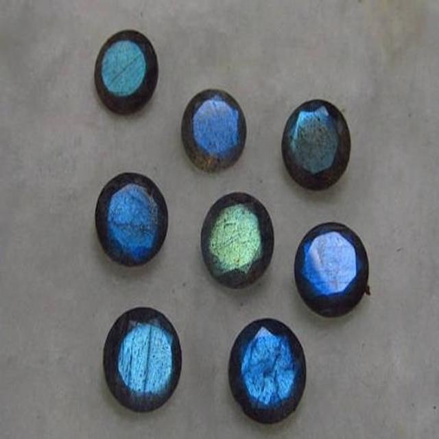 8mm Labradorite Faceted Round Loose Gemstones