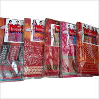 Senhoras Saree impresso Handloom