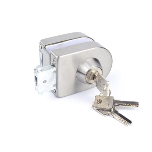Mini Double Glass Door Lock With Key