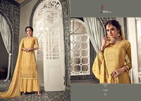 Eba Lifestyle Ketonic Chinon With Embroidery Work Designer Suit Catalog