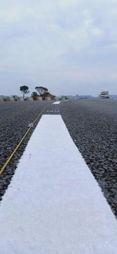 Thermoplastic Road Marking Application
