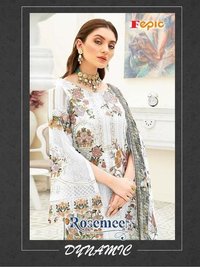 Fepic Rosemeen Dynamic Georgette With Embroidery Work Pakistani Suit Catalog