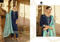 Kalarang Kanika Jam Silk Embroidery Work Dress Material Catalog