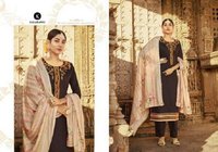 Kalarang Kanika Jam Silk Embroidery Work Dress Material Catalog