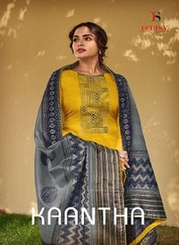 Deepsy Suits Kaantha Linen Silk With Embroidery Work Designer Suit Catalog
