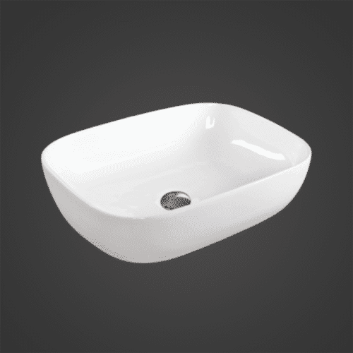 White Divo Table Top Ceramic Wash Basin