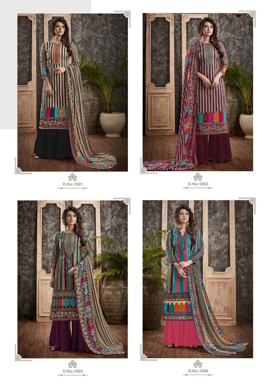 Roli moli Silky Pure Camric Print With Siroswki Diamond Work Dress Material Catalog