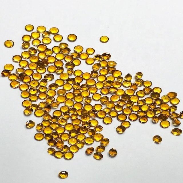 3mm Citrine Faceted Round Loose Gemstones