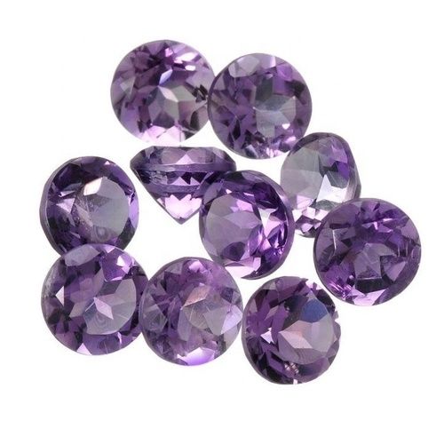 11mm Brazil Amethyst Faceted Round Loose Gemstones