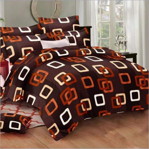 Multicolor 3D Double Bed Bed Sheet