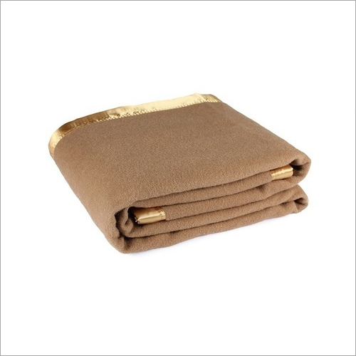 Brown Thermal Polyester Fleece Blanket