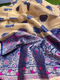 Handloom Kanchi Organza Sarees