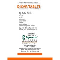 Ayurvedic Herbal Medicine For Improves Digesion - Dicar Tablet