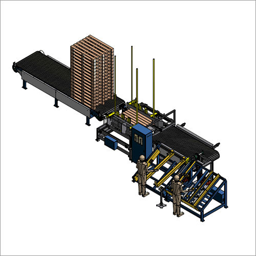 Horizontal Sf9023 Manual Wood Pallet Nailing Line