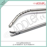 Brand New Addler Laparoscopic Needle Holder Curved Jaw And Liver Re-tractor 5mm X 330mm