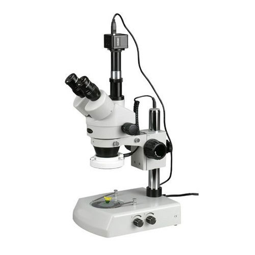 Stereo Zoom Trinocular Microscope With Camera