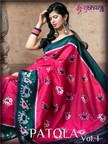 Shubh Vastra Patola Vol 1 Banarasi Jacquard Saree Catalog