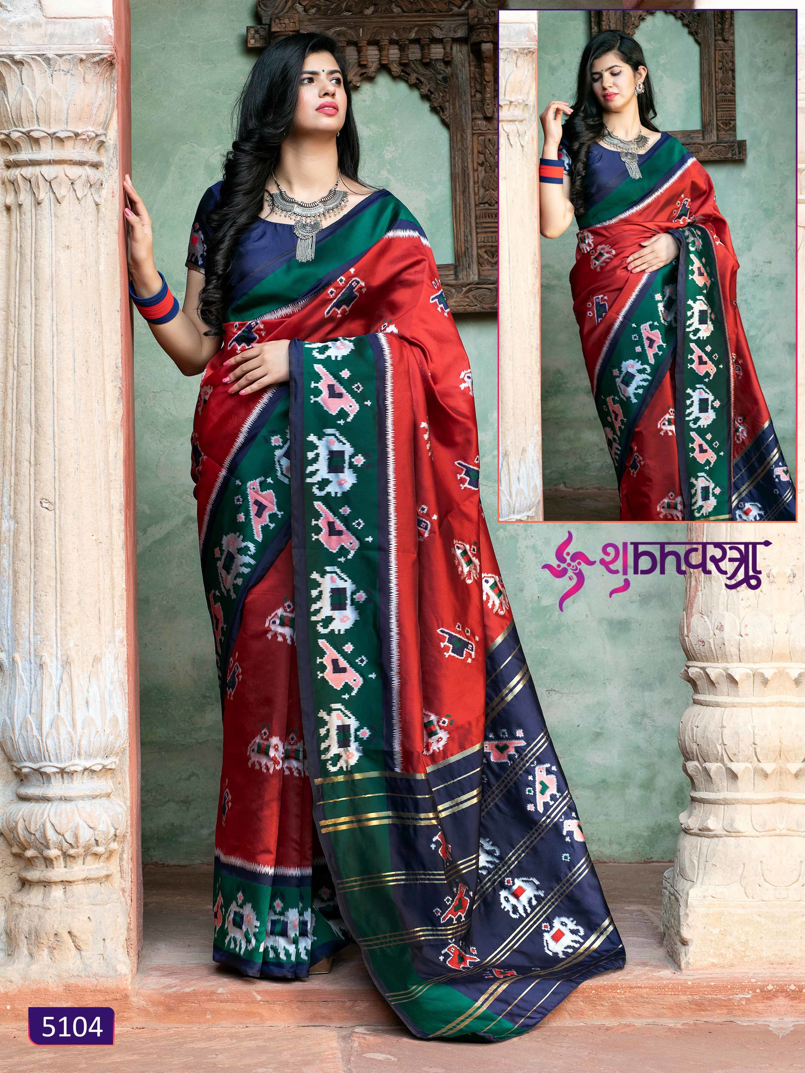 Shubh Vastra Patola Vol 1 Banarasi Jacquard Saree Catalog