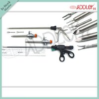 Brand New Addler Laparoscopic Clip Applicator, Bipolar Maryland And Trocar - Steel, 5x5x10 Inch | Semi-automatic, Portable, Sterilized, Waterproof