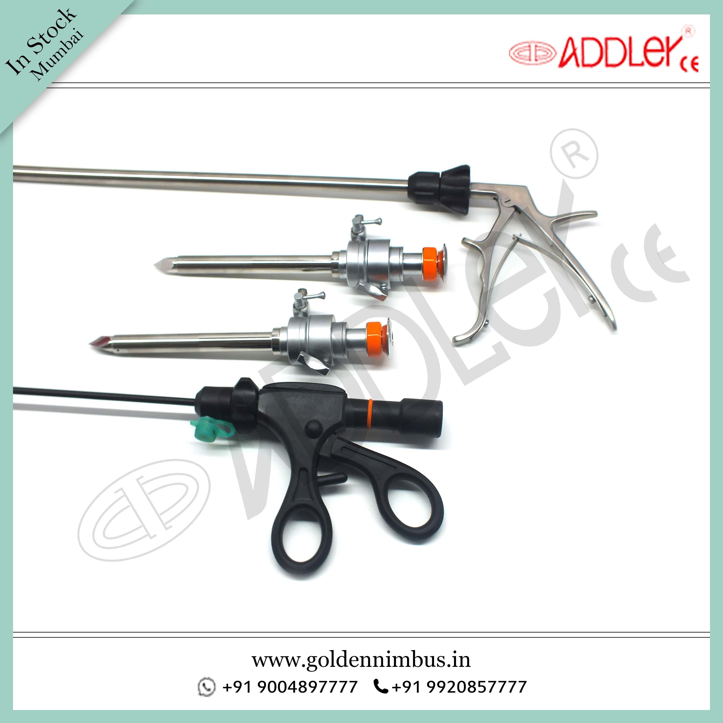 Brand New Addler Laparoscopic Clip Applicator, Bipolar Maryland And Trocar