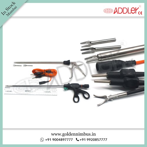 Brand New Addler Laparoscopic Clip Applicator And Maryland With Bipolar Cable Dimension(L*W*H): 5 X 5 X 10 Inch (In)