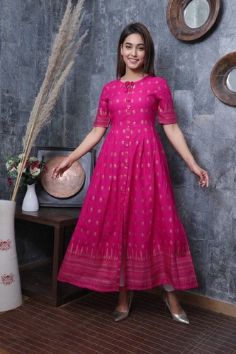 Women Printed Dresses Pr-107 By PURNIMA EXPORTS