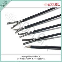 Brand New Addler Laparoscopic & Endoscopic Grasper Set Of 4 And Monopolar Hook