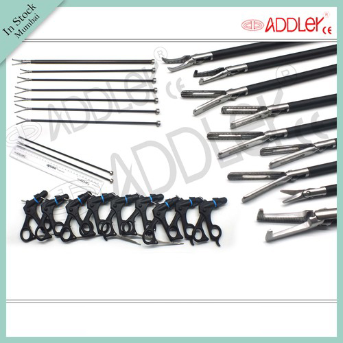 Brand New Addler Laparoscopic & Endoscopic Grasper Set Of 9
