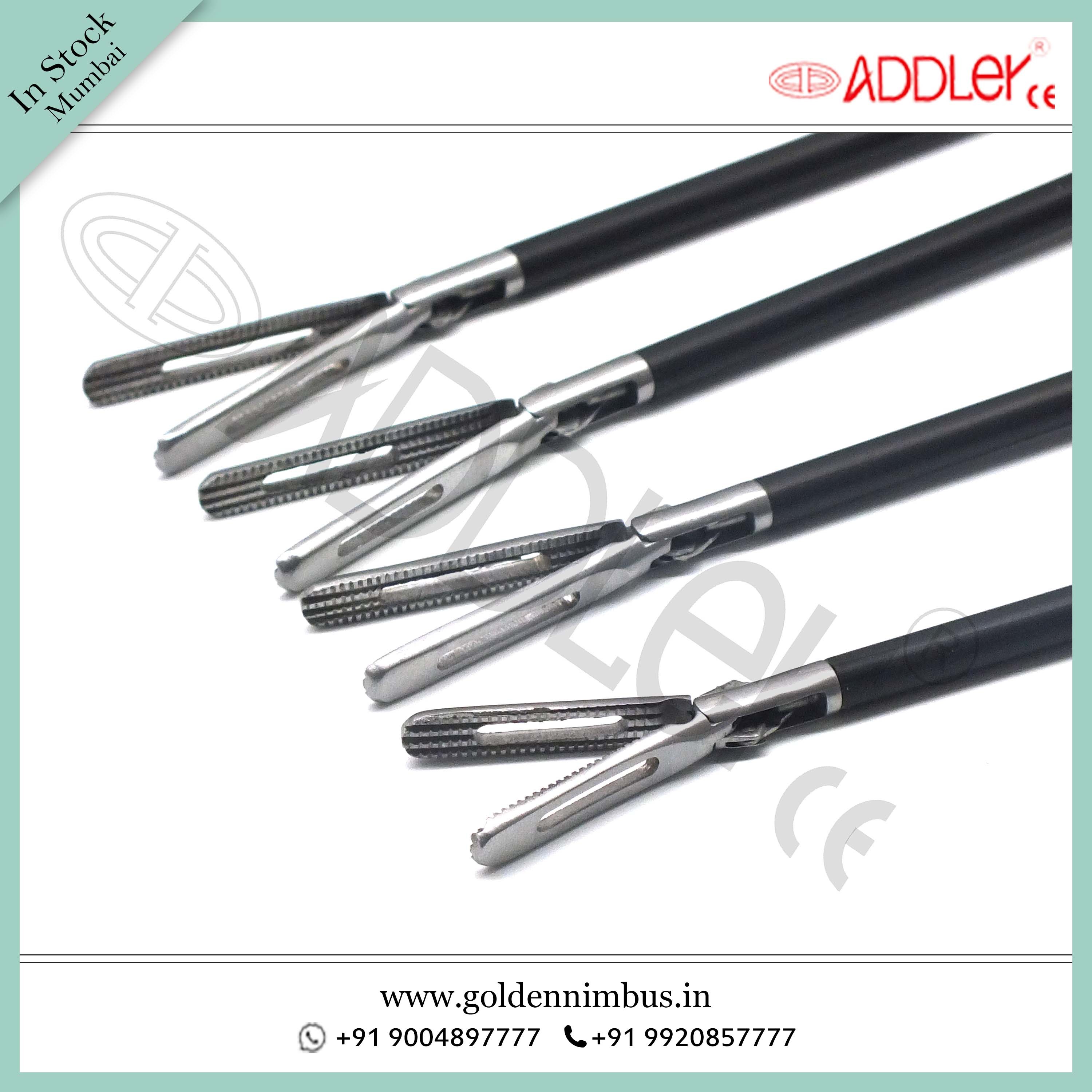 Brand New Addler Laparoscopic & Endoscopic Grasper Set Of 4