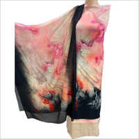 Ladies Zanish Crepe Unstitched Print Suit Fabrics