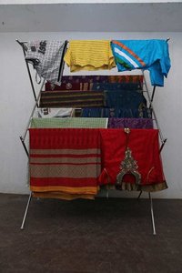 Zig Zag SS Cloth Drying Stand