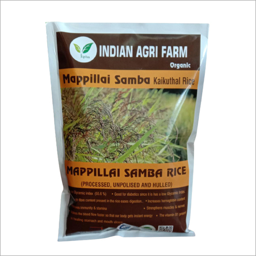 Organic Mappillai Samba Kaikuthal Red Rice