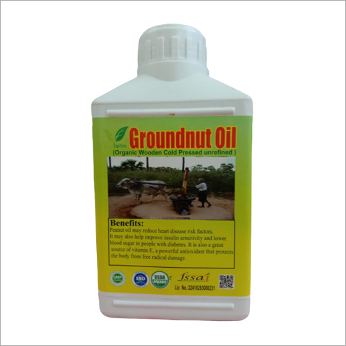 Wooden Cold Pressed Unrefined Organic Groundnut Oil