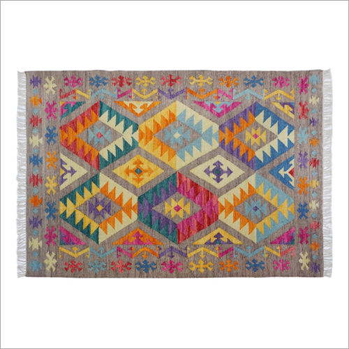 Hand Woven Woolen Flat Weave Kilim