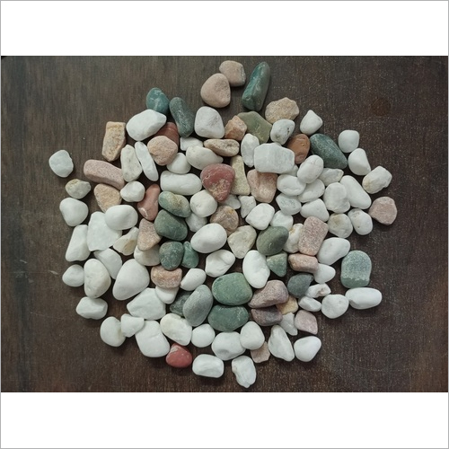 Round Tumbled Gravels Mix Agate Aquarium Gravels And Aggregate For Decor And Landscaping - Artificial Stone Type: Solid Surface