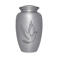 Silver Funeral Urn