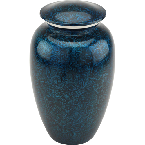 Starry Night Blue Cremation Urn