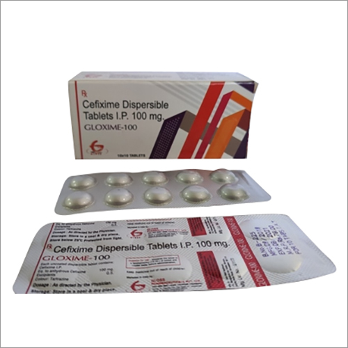 Gloxime 100 Cefixime Dispersible Tablets I.P. 100mg