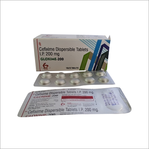 Gloxime 200 Cefixime Dispersible Tablets I.P. 200mg