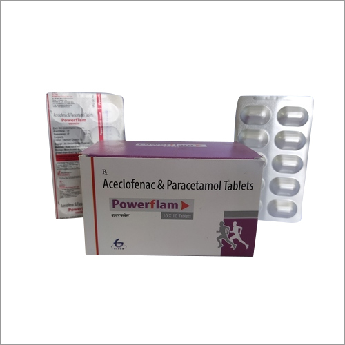 Powerflam Aceclofenac & Paracetamol Tablets